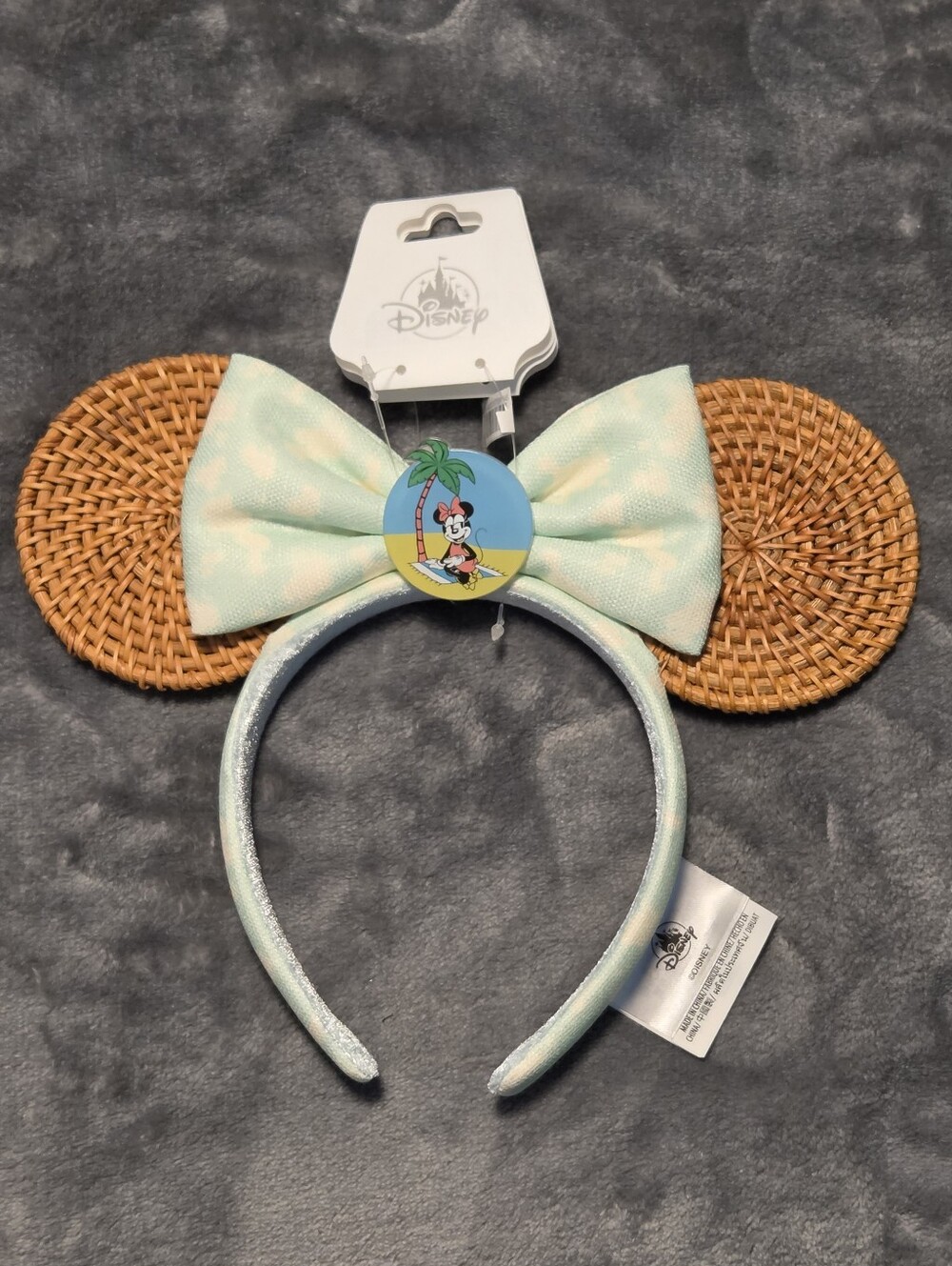 Disney Rattan Minnie Ears Headband